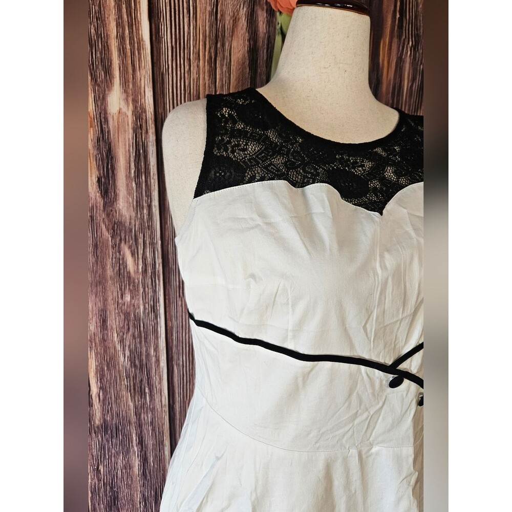 New Lace Top Fit and Flare Dress Plus Size 3XL - Picture 2 of 8